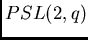 $PSL(2,q)$